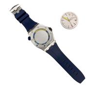PVUVTNAHW 42MM Watch Case Set Watch Accessories with Chapter Ring Strap Dial Hands Men's Steel Case Compatible for NH35 Movement(NO.8)