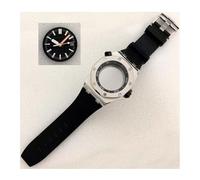 PVUVTNAHW 42MM Watch Case Set Watch Accessories with Chapter Ring Strap Dial Hands Men's Steel Case Compatible for NH35 Movement(NO.1)
