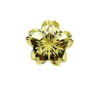 PVUVTNAHW 5A Pink/White/Yellow/Paraiba/Light Purple Colors Pentagon Sakura Cut Cubic Zirconia Loose Gemstones For Jewerly Making(Apple Green)