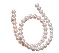 PVUVTNAHW 8-9mm Nearround AAAA Natural Freshwater Pearl Beads for Jewelry Making DIY Necklace Bracelet Accessory