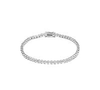 PVUVTNAHW 925 Sterling Silver 2mm Moissanite Tennis Bracelet for Women Diamond Gemstone Bracelet Sparkling(Silver_16cm)