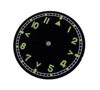 PVUVTNAHW Classic 29mm Pilot Style Watch Dial Face + Hands Set Arabic Numerals Compatible for NH35 NH36 Automatic Movement(Only dial I)