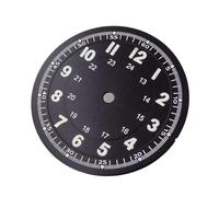PVUVTNAHW Classic 29mm Pilot Style Watch Dial Face + Hands Set Arabic Numerals Compatible for NH35 NH36 Automatic Movement(Only dial B)