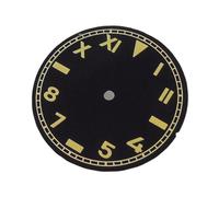 PVUVTNAHW Classic 29mm Pilot Style Watch Dial Face + Hands Set Arabic Numerals Compatible for NH35 NH36 Automatic Movement(Only dial F)