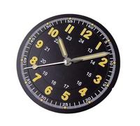 PVUVTNAHW Classic 29mm Pilot Style Watch Dial Face + Hands Set Arabic Numerals Compatible for NH35 NH36 Automatic Movement(Dial Hands A)