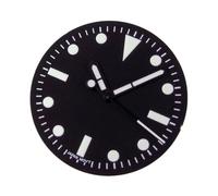 PVUVTNAHW Classic 29mm Pilot Style Watch Dial Face + Hands Set Arabic Numerals Compatible for NH35 NH36 Automatic Movement(Dial Hands J)