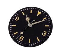 PVUVTNAHW Classic 29mm Pilot Style Watch Dial Face + Hands Set Arabic Numerals Compatible for NH35 NH36 Automatic Movement(Dial Hands F)