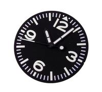 PVUVTNAHW Classic 29mm Pilot Style Watch Dial Face + Hands Set Arabic Numerals Compatible for NH35 NH36 Automatic Movement(Dial Hands I)