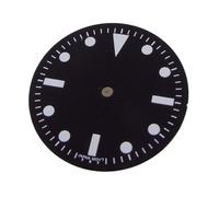 PVUVTNAHW Classic 29mm Pilot Style Watch Dial Face + Hands Set Arabic Numerals Compatible for NH35 NH36 Automatic Movement(Only dial J)