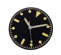PVUVTNAHW Classic 29mm Pilot Style Watch Dial Face + Hands Set Arabic Numerals Compatible for NH35 NH36 Automatic Movement(Dial Hands H)