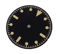 PVUVTNAHW Classic 29mm Pilot Style Watch Dial Face + Hands Set Arabic Numerals Compatible for NH35 NH36 Automatic Movement(Only dial K)