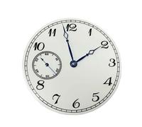 PVUVTNAHW Digital Manual Watch Dial + Hands 38.8mm Watch Face Without Luminous Compatible for ETA 6497 and ST3600 Movement(Dial and Hands)