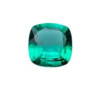PVUVTNAHW Lab Grown Colombia Emerald Cushion Shape Hand Cut Gemstone For Women Jewelry Making Materials(6x6mm(0.79ct-0.95ct))