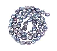 PVUVTNAHW Natural Freshwater Pearl Beads Multicolor Irregular for Jewelry Making DIY Bracelet Necklace Earrings(5mm-6mm 47-49pcs)