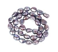 PVUVTNAHW Natural Freshwater Pearl Beads Multicolor Irregular for Jewelry Making DIY Bracelet Necklace Earrings(9mm-10mm 33-35pcs)