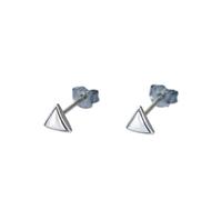 PVUVTNAHW Neo-Gothic Style 925 Sterling Silver Geometric Triangle Stud Earring Personality Minimalist Ear Jewelry Accessories