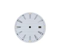PVUVTNAHW New 33.5mm Watch Dial Green Luminous Watch Faces Men's Watch Replacement Parts Compatible for NH35/NH36/4R/7S Movement(F)