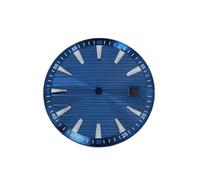PVUVTNAHW New 33.5mm Watch Dial Green Luminous Watch Faces Men's Watch Replacement Parts Compatible for NH35/NH36/4R/7S Movement(G)