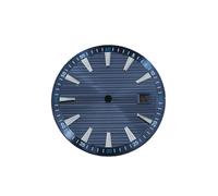 PVUVTNAHW New 33.5mm Watch Dial Green Luminous Watch Faces Men's Watch Replacement Parts Compatible for NH35/NH36/4R/7S Movement(D)