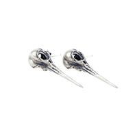 PVUVTNAHW Retro 925 Sterling Silver Hummingbird Stud Earrings Punk Vintage Gothic Jewelry For Men Women