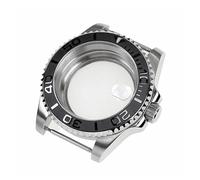 PVUVTNAHW Silver Case with Sapphire Crystal Water Resistant Compatible for NH35 Nh36 Nh34 Automatic Mechanical Movement Watch Case(4)