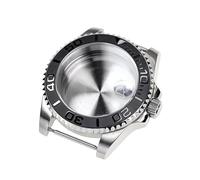 PVUVTNAHW Silver Case with Sapphire Crystal Water Resistant Compatible for NH35 Nh36 Nh34 Automatic Mechanical Movement Watch Case(3)