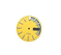 PVUVTNAHW Watch Dial 28.5mm Mechanical Watch Face Modification Parts Compatible for NH36A/ 4R36 Movement Green Luminous(Geel)