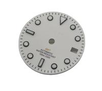 PVUVTNAHW Watch Hands and 29mm Dial Set Watch Accessories Compatible for NH34N/H34A Automatic Movement Colored Watch Needles Watch Faces(White)