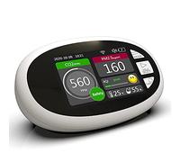 PVXMQFFA CO2 Carbon Dioxide Monitor, CO2 Carbon Dioxide PPM Level, PM2.5 Temp Humidity Tester Multifunctional, WIFI Connect, Indoor Air Quality Detector