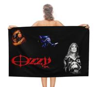 PVXMQFFA Ozzy Osbourne Microfiber Bath Towel & Beach Towel Set for Ultimate Drying