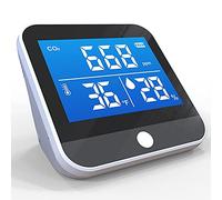 PVXMQFFA Professional Air Quality Analyzer Monitor, CO2 Meter Temp Humidity Detector, Built-in 2000 MAh Battery, CO2 Carbon Dioxide PPM