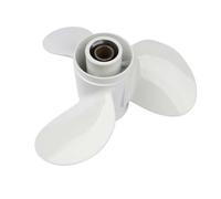 PVYdYYuQJ AP02 Aluminum Boat Propeller 9-7/8x9 Compatible With 20-30hp | Fits F20 F25 10 Spline Tooth; Right Hand Rotation