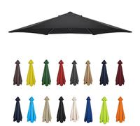PVYGDXYI 2m-3.5m Replacement Parasol Canopy, Umbrella Replacement Fabric, Garden Umbrella Replacement Cover, Outdoor Replacement Fabric, 6/8 Arms, replacement parasol fabric cover for Garden Umbrella