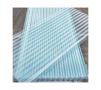 PVYGDXYI 5 PCS Clear Polycarbonate Roofing Sheet 3ft wide Splicable Corrugated Plastic Greenhouse Panels Roof Daylighting Replacement Shed Panel, for patios, partitions, awnings(1.5M/4.92F