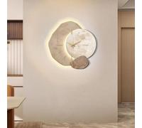 PVYGDXYI Creative Hanging Clock with Led Light, Luminous Wall Clock, Simple Art Decorative Clock for Home Restaurant Hotel 40 * 40cm