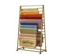 PVYGDXYI Double Sided Vinyl Roll Organizer Stand, Heavy Duty Wrapping Paper Holder for Long Rolls, Scarf Rack Display Closet Store Boutiques