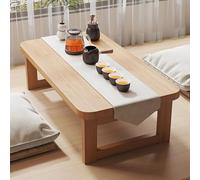 PVYGDXYI Foldable Tatami Tea Table Bamboo Window Floor Table For Living Room & Creative Balcony Tatami desk Small Folding Tea desk Bed Study Low Bay Window(Natural,120X48X45cm)