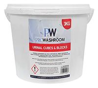 PW PROWASHROOM Urinal Channel Blocks 3KG - Cherry Fragrance - Non PDCB - Slow Dissolving - 30 Day Control