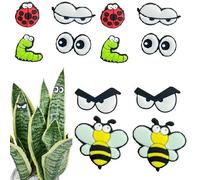 PW TOOLS 12 Plant Magnets Eyes for Potted Plants, Magnets Cartoon Eyes Plant Decor, Eye Magnets for Plants, Cute Magnets, Funny Plant Markers for Plant Lovers