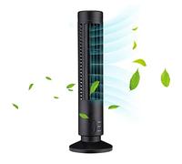PW TOOLS 33cm Small Tower Fan, Desk Table Fan with 2 Speeds, Portable USB Charging Vertical Conditioner Stand Up Tower Fan, Personal Fan, Bladeless Fan for Bedroom