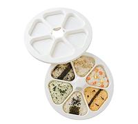 PW TOOLS 6 Cavity Triangle Sushi Mold, Rice Ball Molds, Making Mold, Mold, Mold Maker, Sushi Making Kit for Home Camping