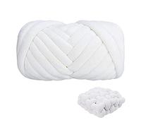 PW TOOLS Chunky Cotton Yarn, Arm Knitting Yarn, Jumbo Giant Bulky Yarn for Arm Knitting Handmade Throw Blanket Crafts Carpets, 1 Roll(20 Yards)