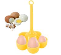 PW TOOLS Egg Boiler Holder, Silicone Egg Poaching Cups, Heatproof Cooker Silicone Egg Steamer Tray, Kitchen Gadget Egg Poaching Boiling Cooker Rack for Steamer, 5 Grids