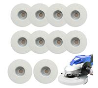 PW TOOLS Wool Felt Polishing Wheel Disc, 100mm/125mm Wool Felt Polishing Pads Angle Grinder Discs, Wear-Resistant Buffing Pads for Stainless Steel Glass Metals Aluminium