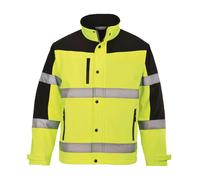 Portwest Two Tone Softshell Jacket (3L), Size: S, Colour: Yellow, S429YERS
