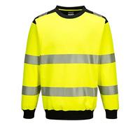 PW3 Hi-Vis Crewneck Sweatshirt YeBk R 3 XL