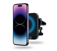 PW3R Magnetic Wireless Car Charger | Compatible with MagSafe Devices & Qi-Compatible Devices 5W to 15W Charging Car Phone Holder Compatible with iPhone 14/13/12 with Air Vent & Telescopic Mount