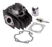 PW50 Big Bore 60cc 44mm Engine Piston Cylinder Rings Gasket Set Compatible With End Assembly Parts