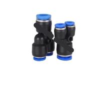 PW6-4,8-4,8-6,10-6,10-8,12-8,12-10,16-12,Y-Shaped Three-Way Diverter air Tube,100pcs(PW6-4 100pcs)