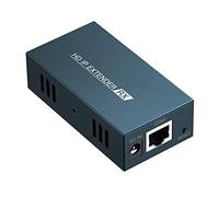 PWAYTEK HDMI Extender only rx, One to Many Over Gigabit Switch No Delay Over Cat5e/6 500FT,Transmission Over The Ethernet Switch(Receiver) (Blue RX)